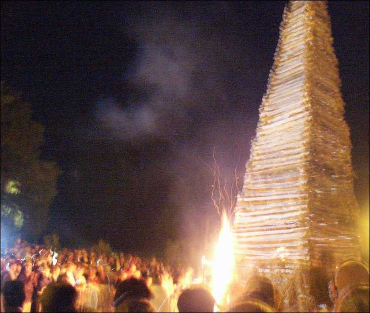 Le feu de saint Clair de La-Haye-de-Routot 2009