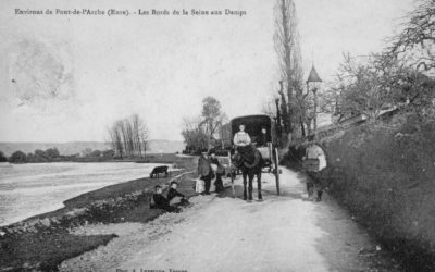 Damps (les) – La route de l’Eure, ancien chemin de halage