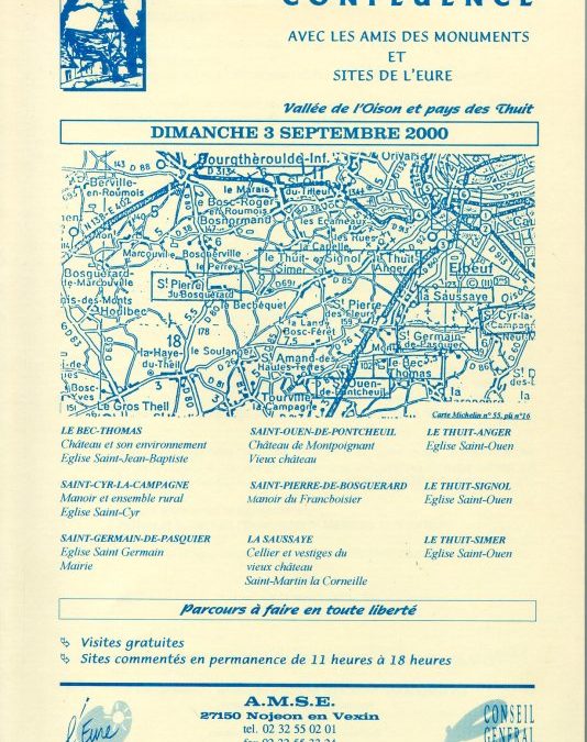 Confluence 2000 – Vallée de l’Oison et pays des Thuit