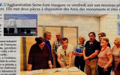 Inauguration du Pôle Archives de l’Agglomération Saine-Eure