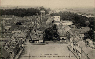 Verneuil-sur-Avre – Panorama pris de la Tour de l’église de la Madeleine