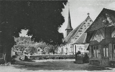 Grosley-sur-Risle – Eglise et son vieux mur de cimetière