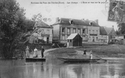 Damps (les) – L’ancien bac du confluent entre l’Eure et la Seine