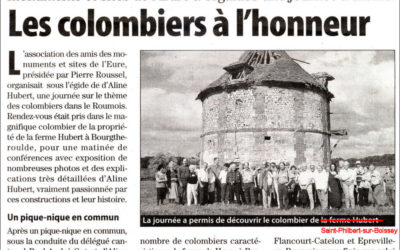 Les colombiers à l’honneur – L’association des Amis des monuments et sites de l’Eure a organisé une journée à thème