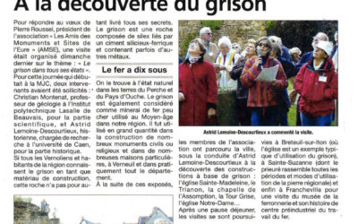 A la découverte du grison – Visite guidée – Matériau ancestral