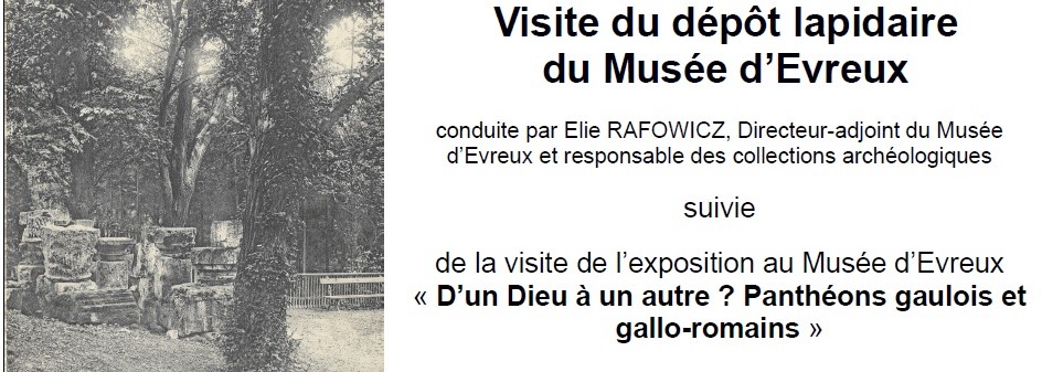 Visite du dépôt lapidaire du Musée d’Evreux