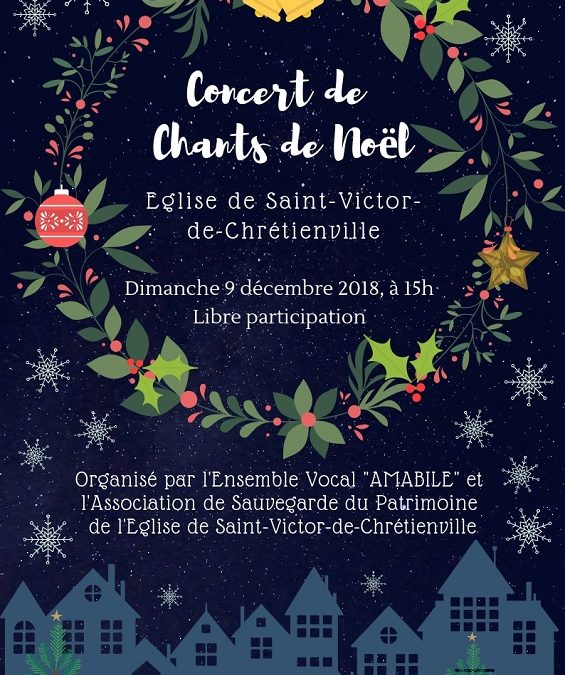 Concert de Noël à Saint-Victor de Chrétienville