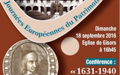 JEP 2016 : 1631-1940 – trois siècles d’histoire d’un carmel devenu hôtel de ville à Gisors